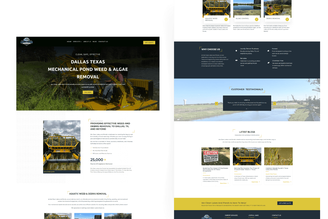 We-Clean-Lakes-and-Ponds-Portofolio-Image-Candor-Web-Solutions-Athens-Tennessee